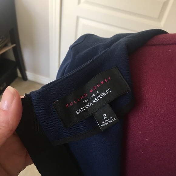 EUC Roland Mouret for Banana Republic - SZ 2 - Navy - Picture 5 of 8